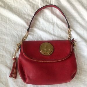 Red Tory Burch Crossbody Purse